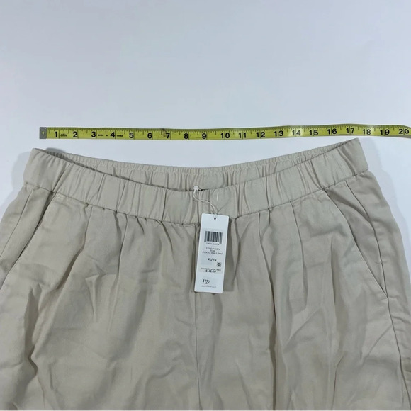 New Eileen Fisher Soft Twill Pleated Tapered Pant - Picture 9 of 10